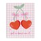 Stupell Industries Put A Bow On It Cherries Canvas Wall Art Design by Ilis Avilés